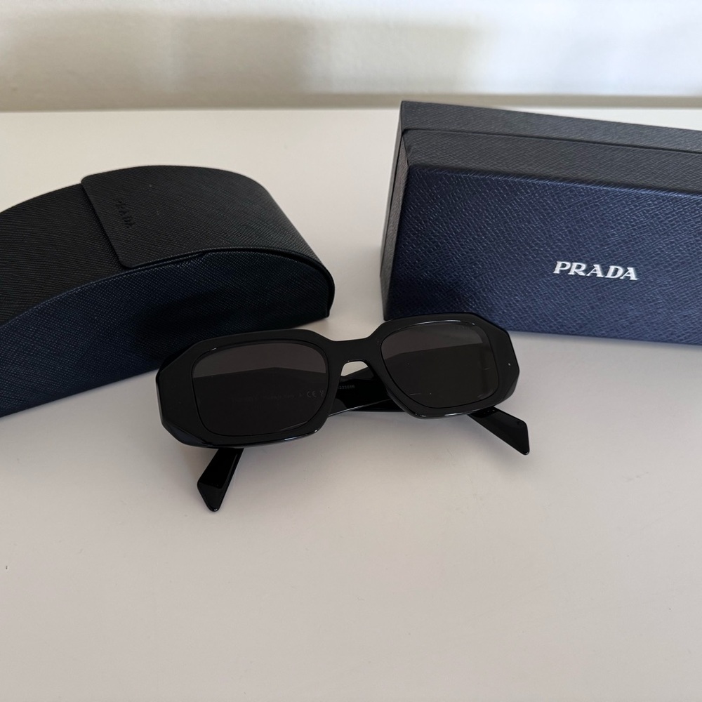 Prada Women’s Rectangular Sunglasses 49 20 145 17W